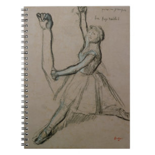Edgar Degas Study of a Dancer Notebook
