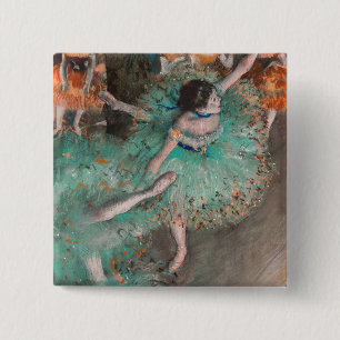 Edgar Degas - Swaying Dancer / Dancer in Green 15 Cm Square Badge