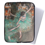 Edgar Degas - Swaying Dancer / Dancer in Green Laptop Sleeve<br><div class="desc">Swaying Dancer / Dancer in Green (Danseuses basculant / Danseuses vertes) - Edgar Degas,  Pastel and Gouache on Paper,  1877-1879</div>