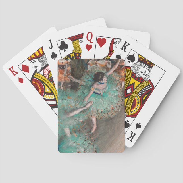 Edgar Degas - Swaying Dancer / Dancer in Green Playing Cards (Back)