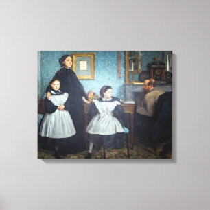 Edgar Degas - The Bellelli Family Canvas Print