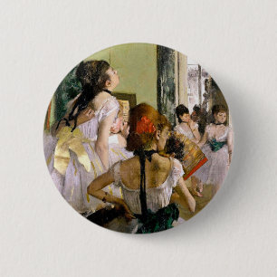 Edgar Degas The Dance Class 6 Cm Round Badge