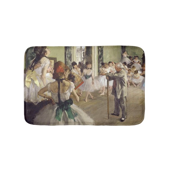 Edgar Degas The Dance Class Bath Mat (Front)