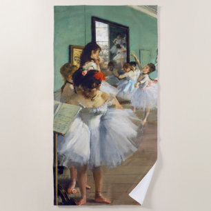 Edgar Degas - The Dance Class Beach Towel