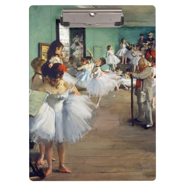 Edgar Degas - The Dance Class Clipboard (Front)