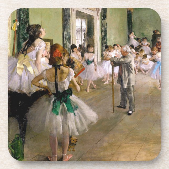 Edgar Degas The Dance Class Coaster (Front)