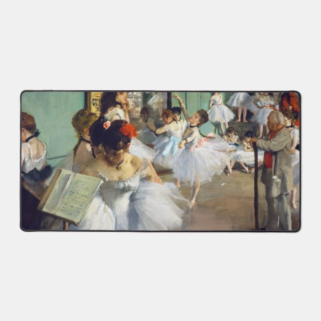 Edgar Degas - The Dance Class Desk Mat (Front)
