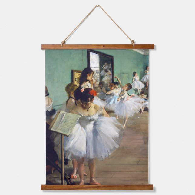 Edgar Degas - The Dance Class Hanging Tapestry (Front)