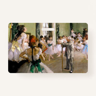 Edgar Degas The Dance Class ID Badge