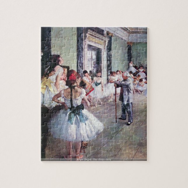 Edgar Degas - The dance class Jigsaw Puzzle (Vertical)
