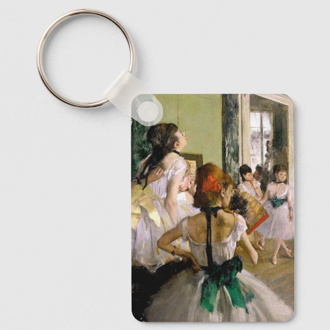 Edgar Degas The Dance Class Key Ring (Front)
