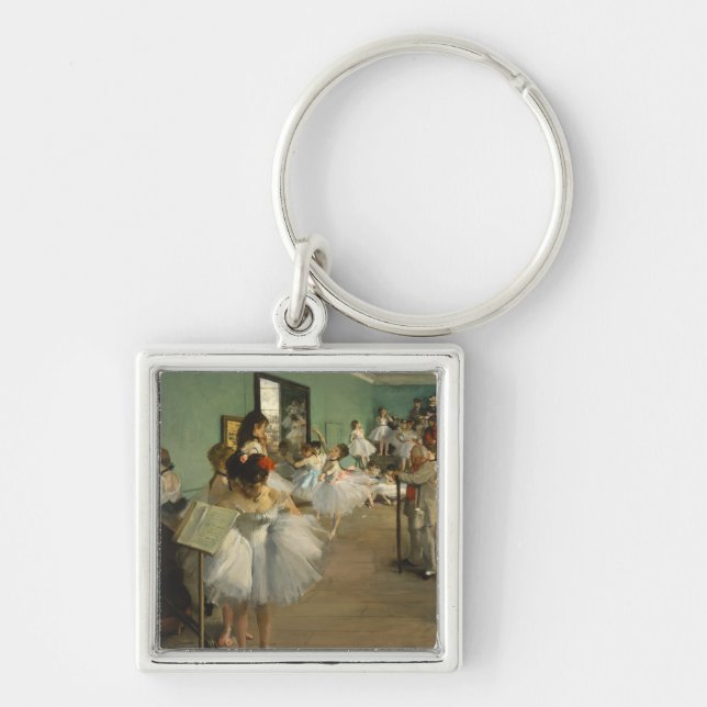 Edgar Degas The Dance Class Key Ring (Front)