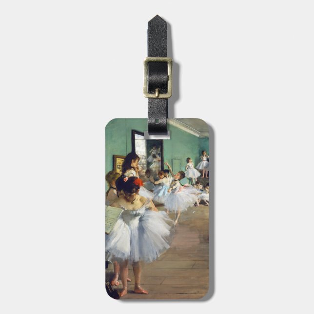 Edgar Degas - The Dance Class Luggage Tag (Front Vertical)