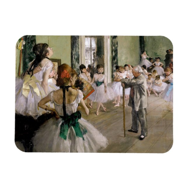 Edgar Degas - The Dance Class Magnet (Horizontal)