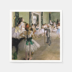Edgar Degas - The Dance Class Napkin