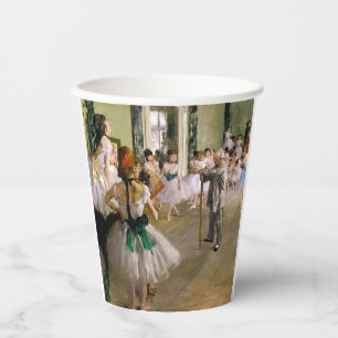 Edgar Degas The Dance Class Paper Cups