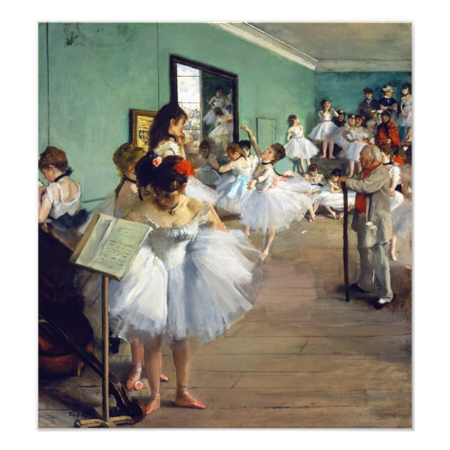 Edgar Degas - The Dance Class Photo Print (Front)