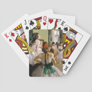 Edgar Degas The Dance Class Playing Cards