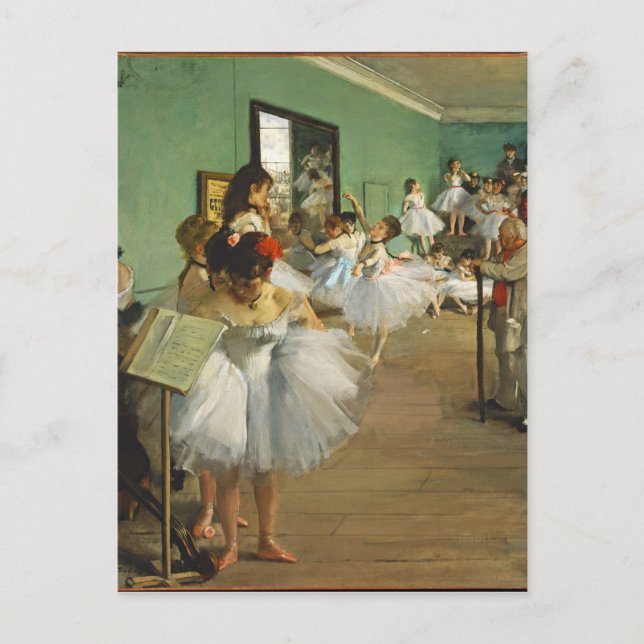 Edgar Degas The Dance Class Postcard (Front)