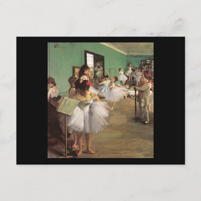 Edgar Degas The Dance Class Postcard (Front)