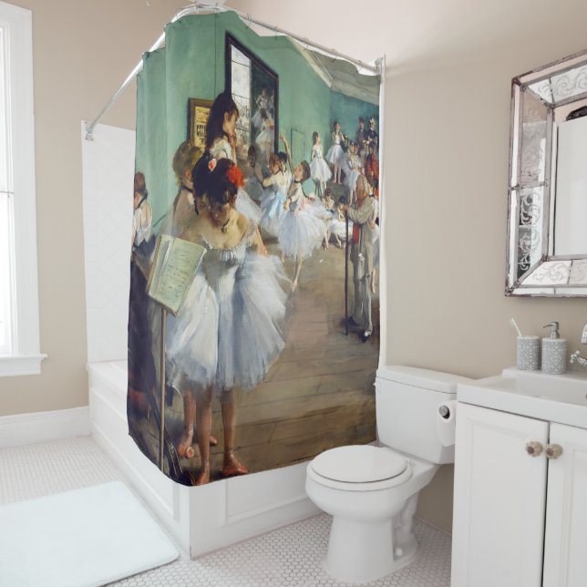 Edgar Degas - The Dance Class Shower Curtain (In Situ)