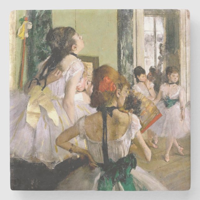 Edgar Degas The Dance Class Stone Coaster (Front)