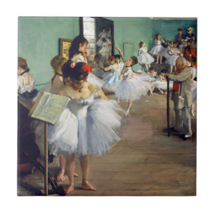 Edgar Degas - The Dance Class Tile