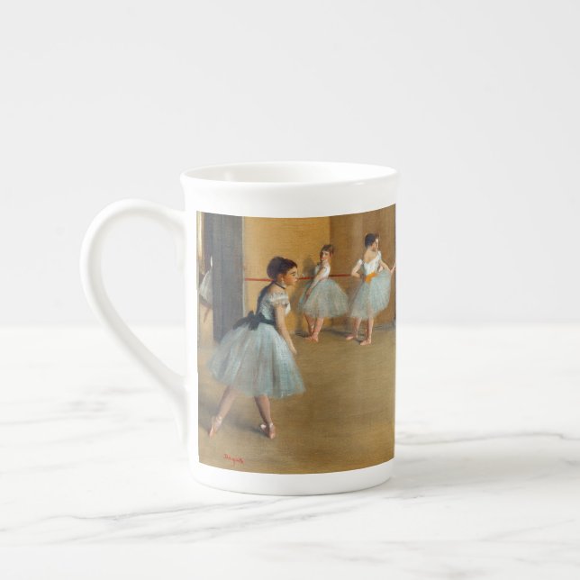 Edgar Degas The Dance Foyer at the Opera Bone China Mug (Left)