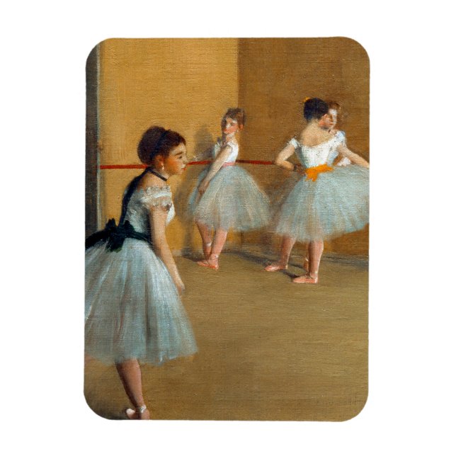 Edgar Degas The Dance Foyer at the Opera Magnet (Vertical)