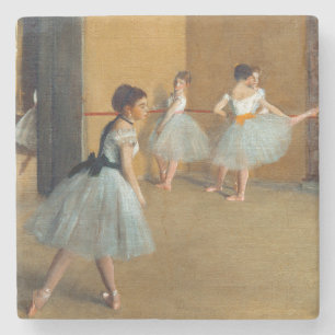 Edgar Degas The Dance Foyer at the Opera Stone Coaster