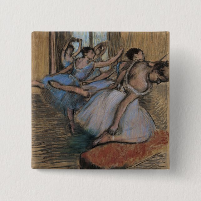Edgar Degas | The Dancers 15 Cm Square Badge (Front)