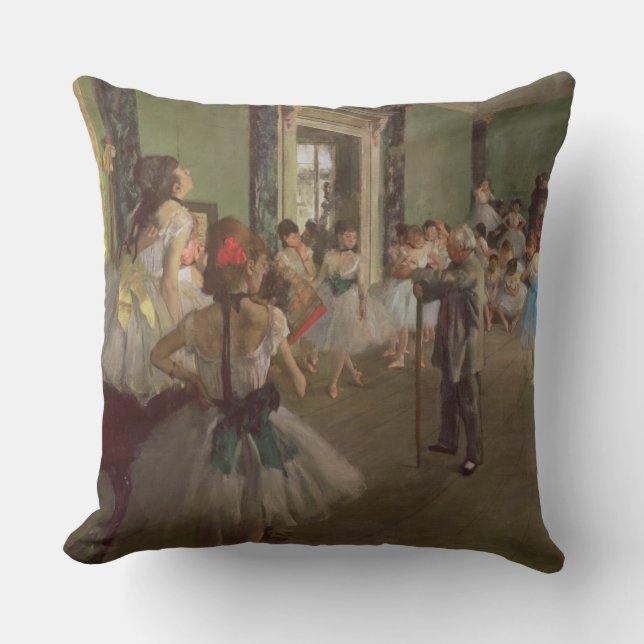 Edgar Degas | The Dancing Class, c.1873-76 Cushion (Front)