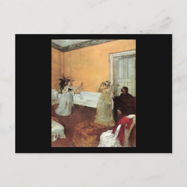 Edgar Degas The Duet Postcard (Front)