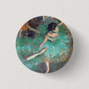 Edgar Degas - The Green Dancers - Ballet Dance 3 Cm Round Badge
