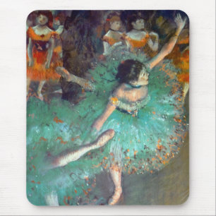Edgar Degas - The Green Dancers - Ballet Dance Mouse Pad