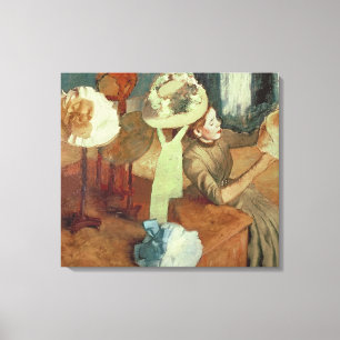 Edgar Degas The Millinery Shop, 1879/86 Canvas Print