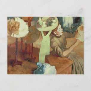 Edgar Degas The Millinery Shop, 1879/86 Postcard