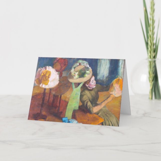 Edgar Degas - The Millinery Shop Card (Front)