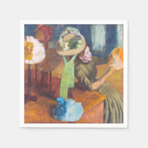 Edgar Degas - The Millinery Shop Napkin