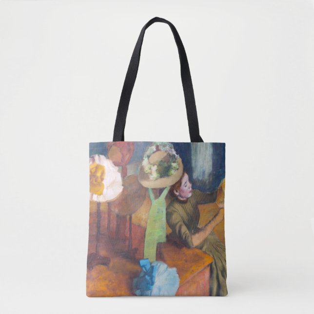 Edgar Degas - The Millinery Shop Tote Bag (Front)