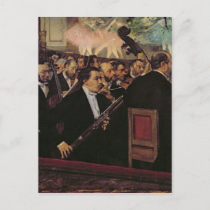 Edgar Degas   The Opera Orchestra, c.1870 Postcard