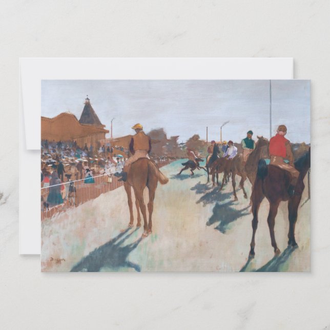Edgar Degas - The Parade Thank You Card (Front)