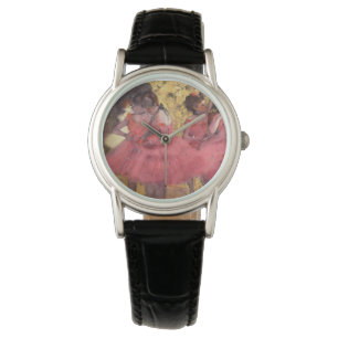 Edgar Degas The Pink Dancers Keychain Watch
