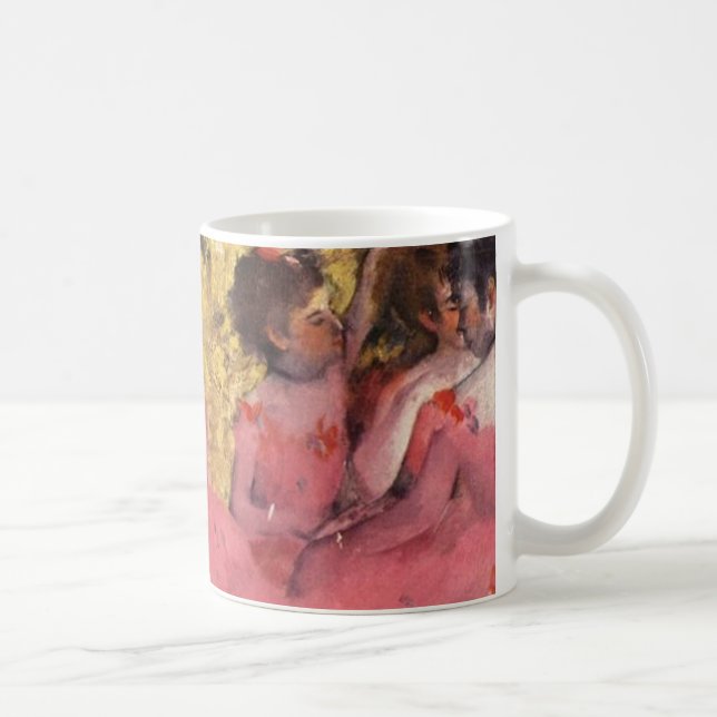 Edgar Degas The Pink Dancers Mug (Right)