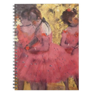 Edgar Degas The Pink Dancers Notebook