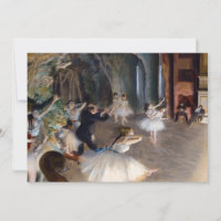 Edgar Degas - The Rehearsal of the Ballet Onstage
