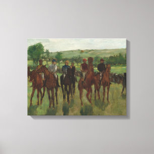 Edgar Degas   The Riders Canvas Print