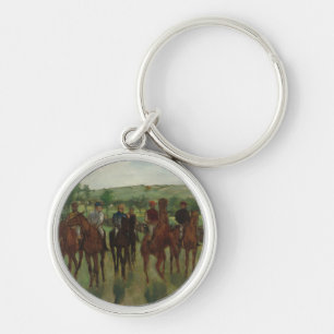 Edgar Degas The Riders Key Ring