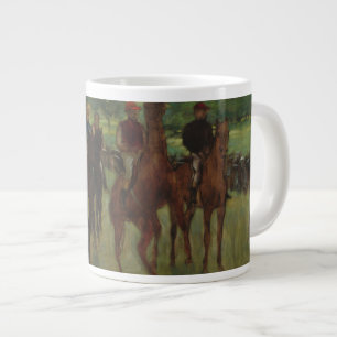 Edgar Degas The Riders Large Coffee Mug