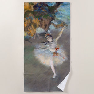Edgar Degas - The Star / Dancer on the Stage Beach Towel